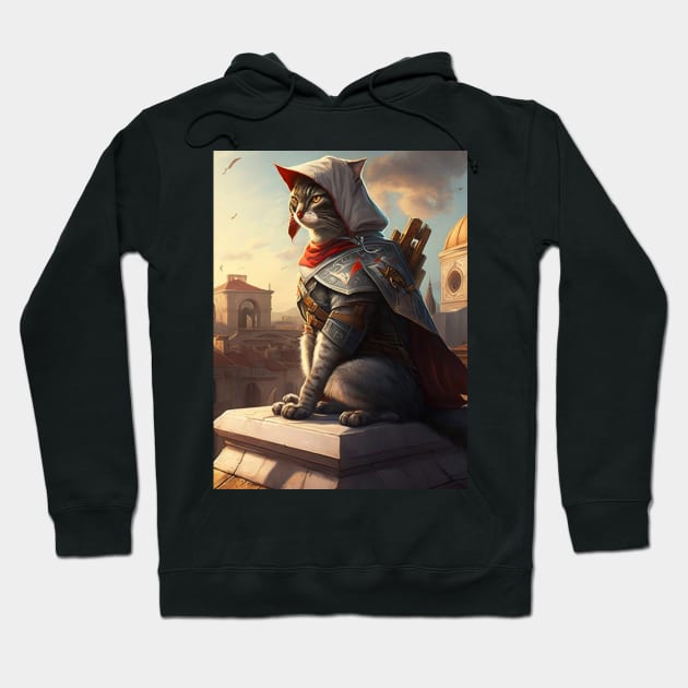 Cat assassin Hoodie by Geek Culture